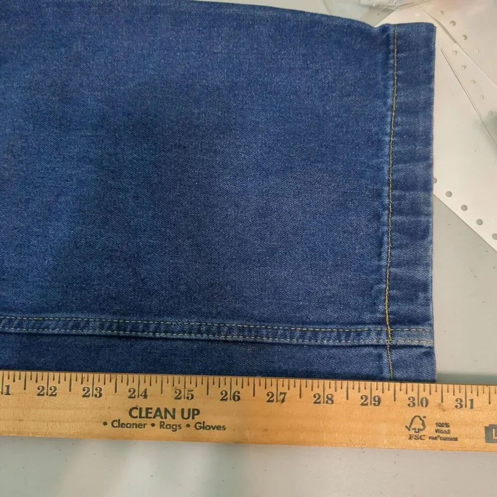 The Haband Tailgater Mens Carpenter Jeans Size 42 Expandable Stretch Waist Vinta